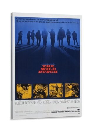 Classic Movie The Wild Bunch Movie Posters Room Aesthetic Posters Cool Artwork Wall Art Home Decor Gift Ideas Canvas Art Poster And Wall Art Picture Print Modern Family Bedroom...