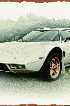 Cool Old Lancia Stratos Metal Tin Sign Italian Vintage Poster Man Cave Decor