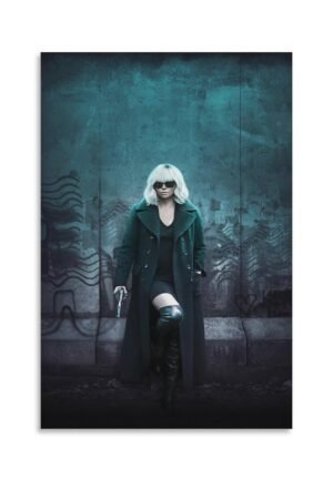 Cool Posters Atomic Blonde Artwork Movie Poster Canvas Art Poster And Wall Art Picture Print Modern Family Bedroom Decor Posters 08x12inch(20x30cm)