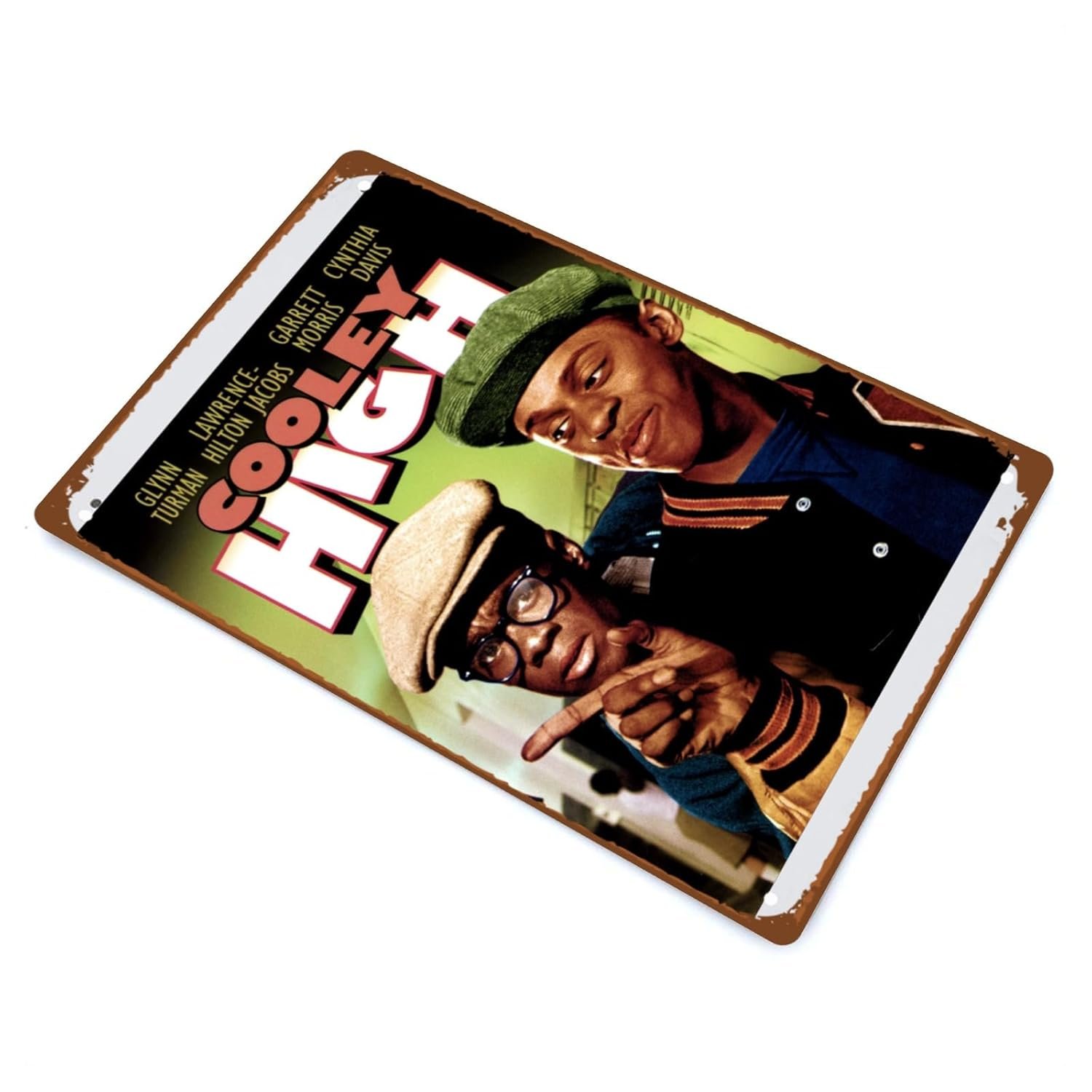 Cooley High Movie Metal Wall Tin Sign Famous Retro Movie Man Cave Decor Retro Gift Vintage Comedy Movies Modern Decorations 8"x12"