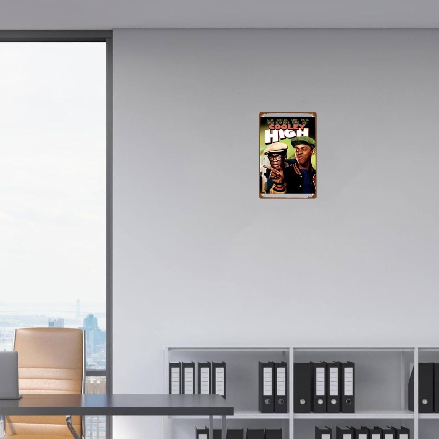 Cooley High Movie Metal Wall Tin Sign Famous Retro Movie Man Cave Decor Retro Gift Vintage Comedy Movies Modern Decorations 8"x12"