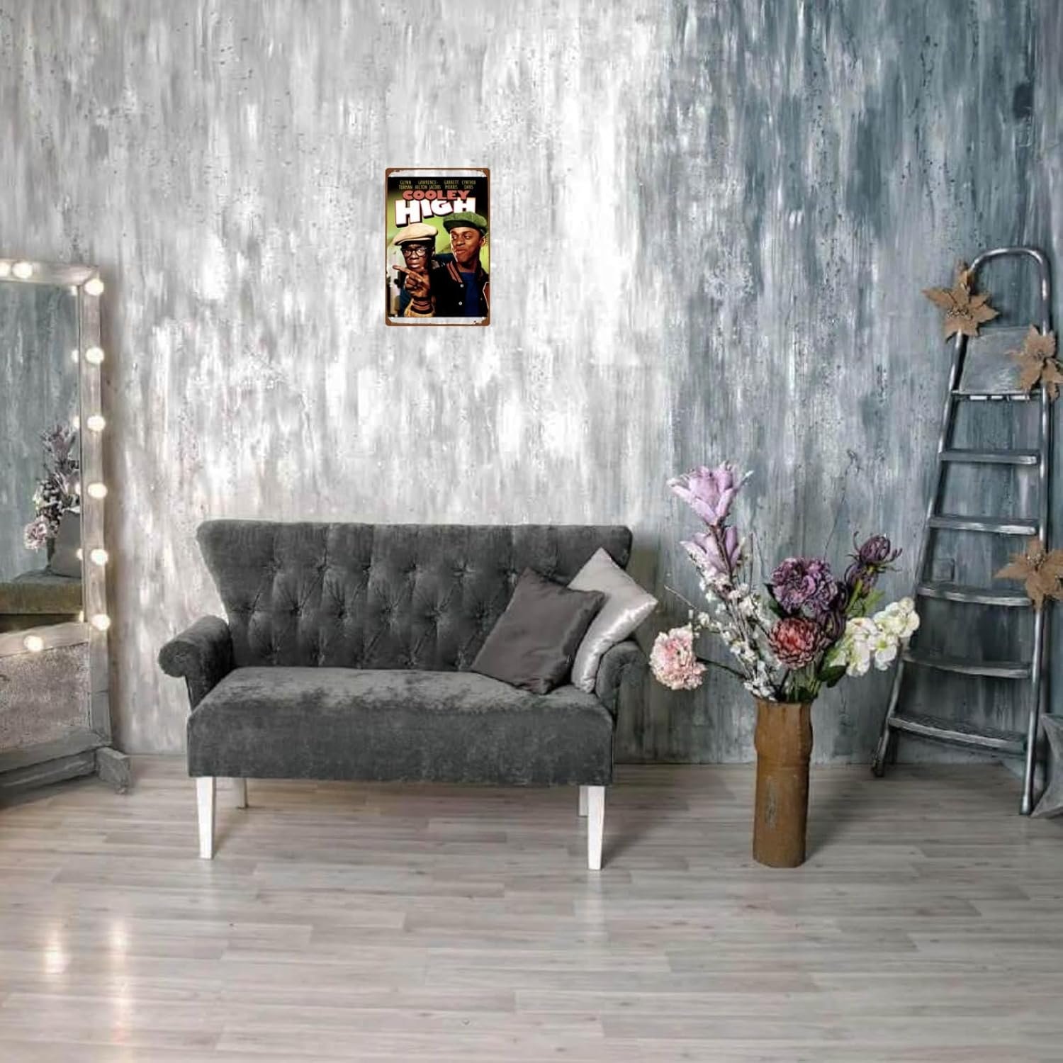 Cooley High Movie Metal Wall Tin Sign Famous Retro Movie Man Cave Decor Retro Gift Vintage Comedy Movies Modern Decorations 8"x12"