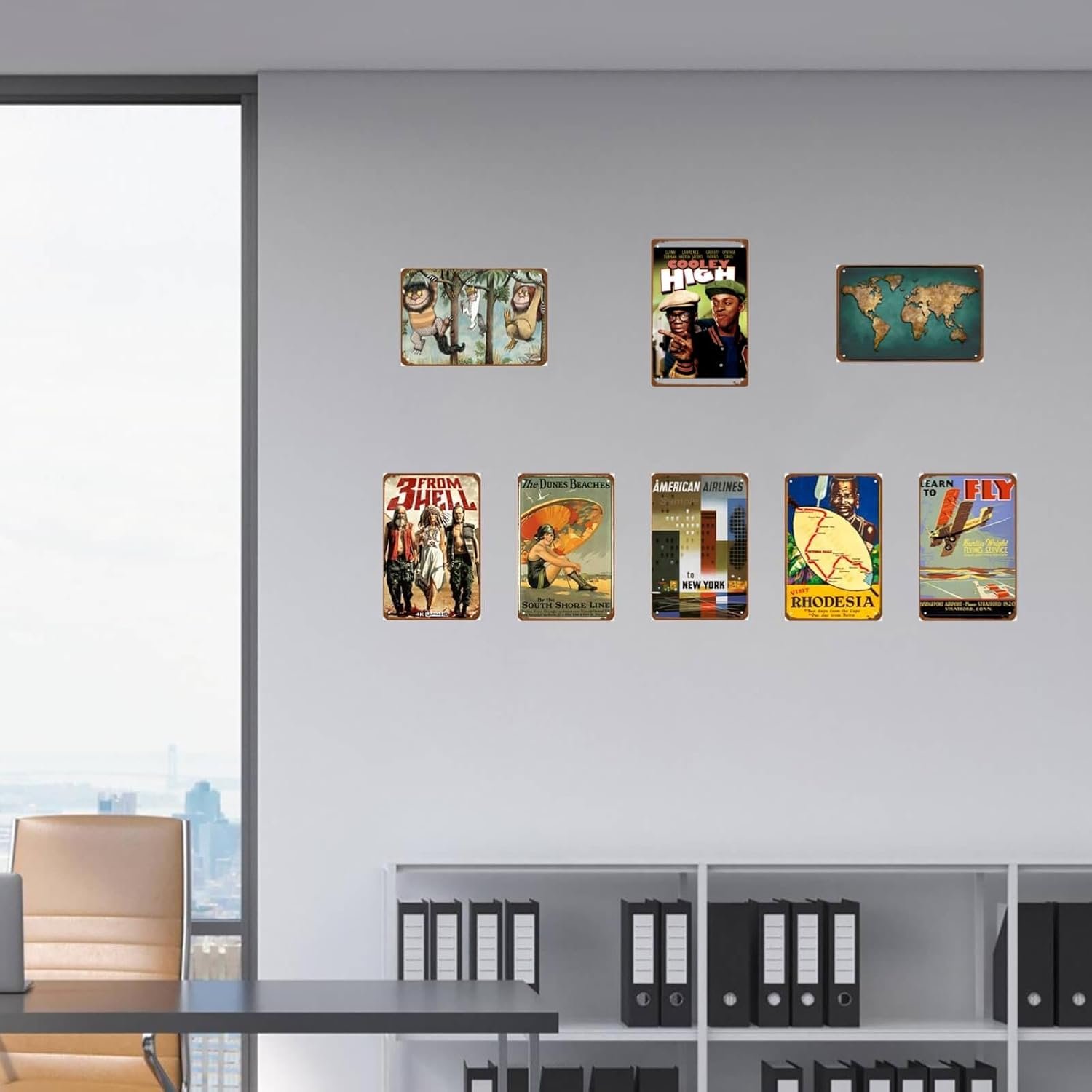 Cooley High Movie Metal Wall Tin Sign Famous Retro Movie Man Cave Decor Retro Gift Vintage Comedy Movies Modern Decorations 8"x12"