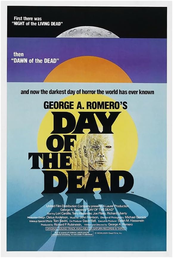 Day of The Dead - 1985 - Vintage Movie Poster-24 x 36 Inches