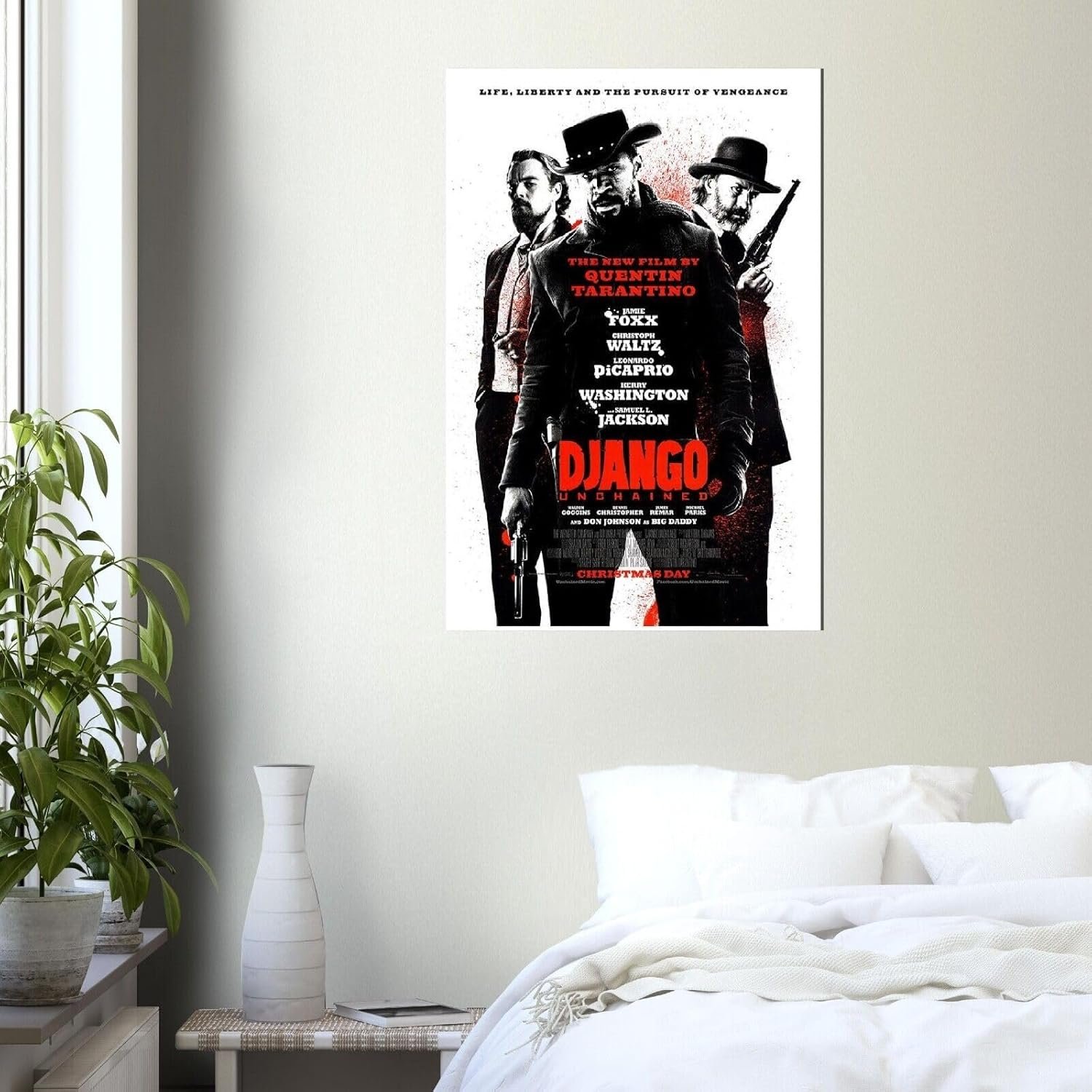 Django Unchained - Quentin Tarantino - Movie Poster - US Version-24 x 36 Inches