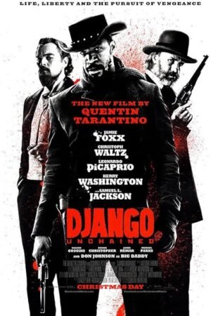 Django Unchained - Quentin Tarantino - Movie Poster - US Version-24 x 36 Inches