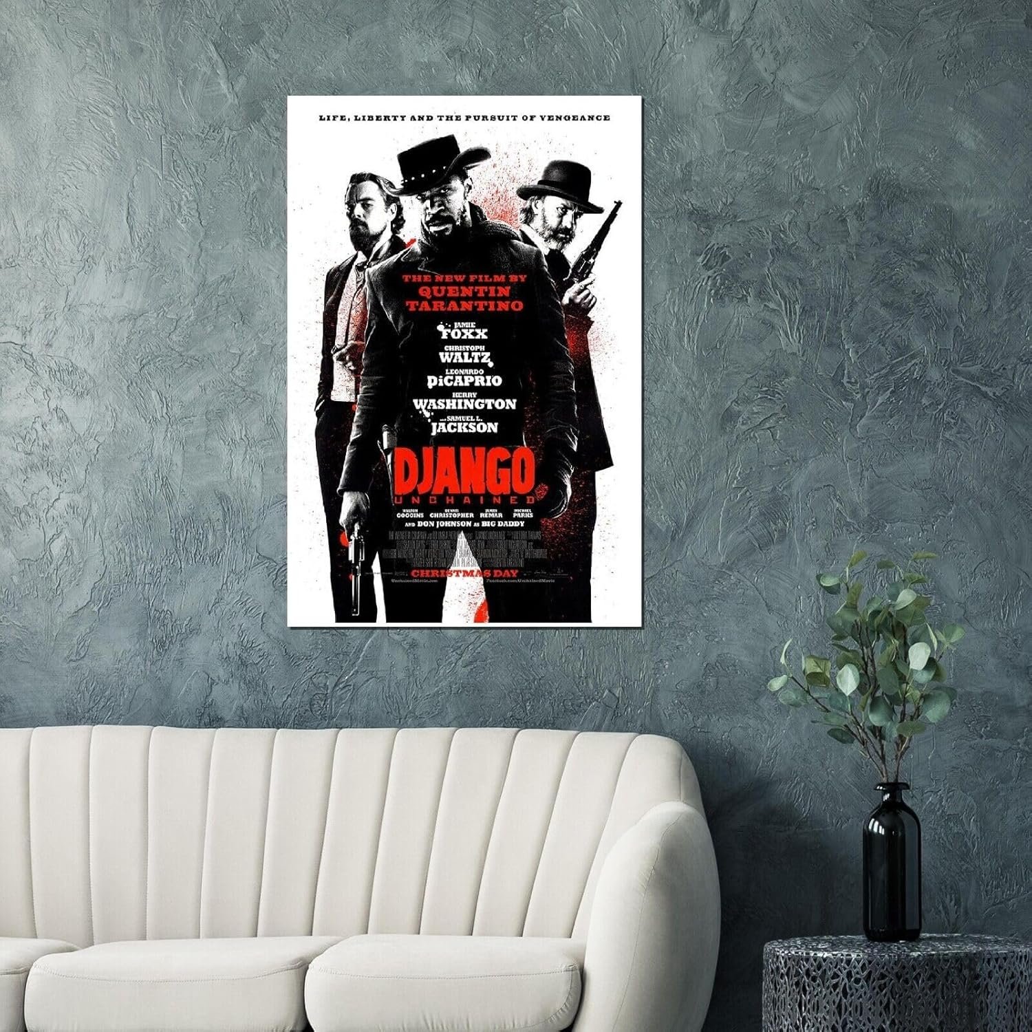 Django Unchained - Quentin Tarantino - Movie Poster - US Version-24 x 36 Inches