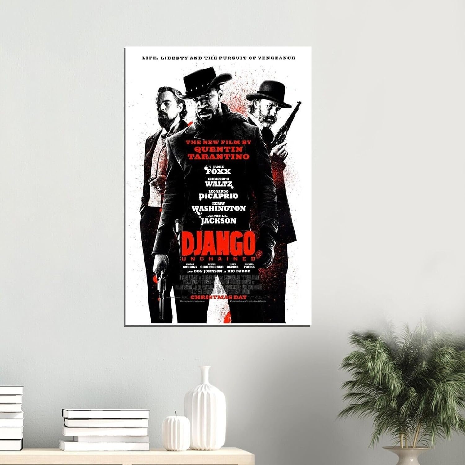 Django Unchained - Quentin Tarantino - Movie Poster - US Version-24 x 36 Inches
