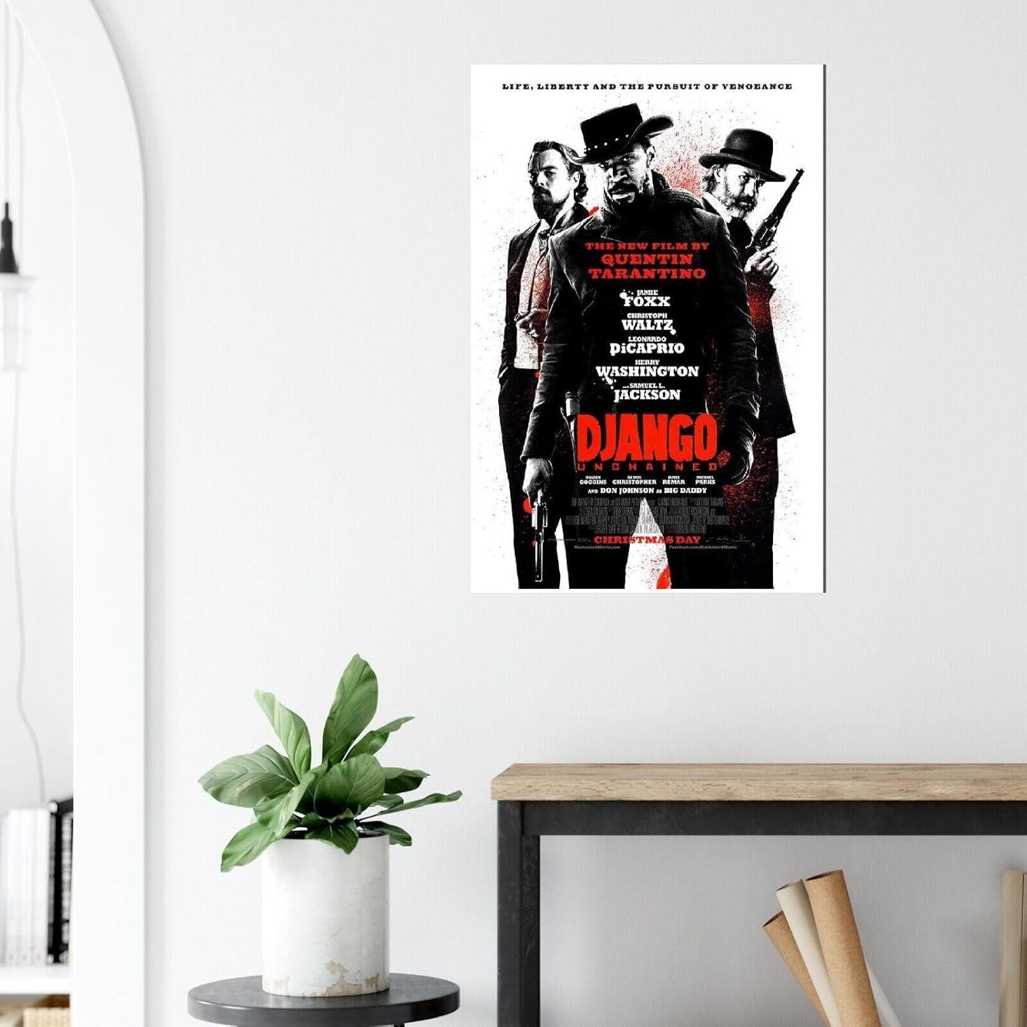 Django Unchained - Quentin Tarantino - Movie Poster - US Version-24 x 36 Inches