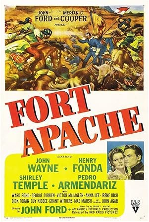 Fort Apache - 1948 - Movie Poster - John Wayne-11 x 17 Inches