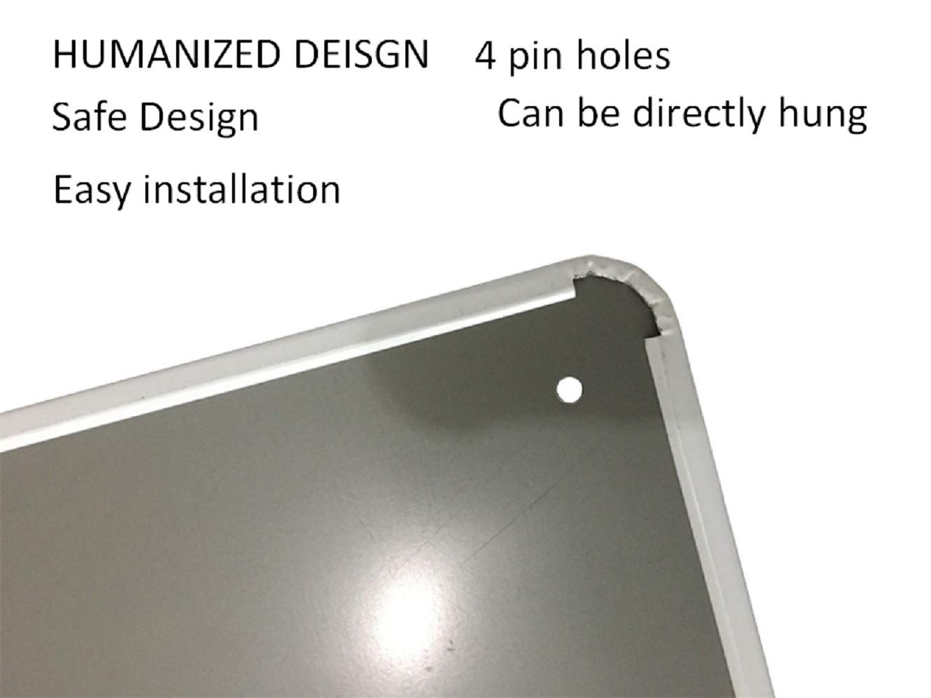 Freshwater Gamefish Tin Sign 12 x 8 Inches Retro Metal Aluminum Wall Decor