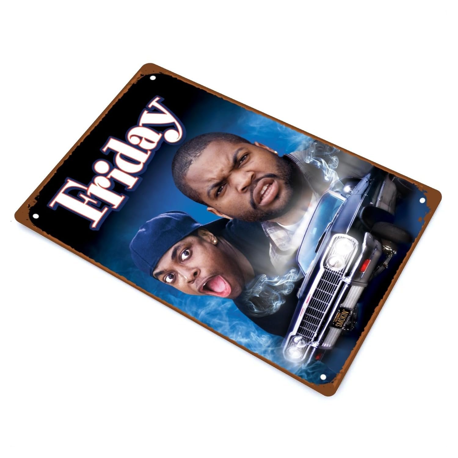 Friday Movie Metal Wall Tin Sign Classic Movie Poster Man Cave Decor Retro Gift Vintage Decorations 8"x12"