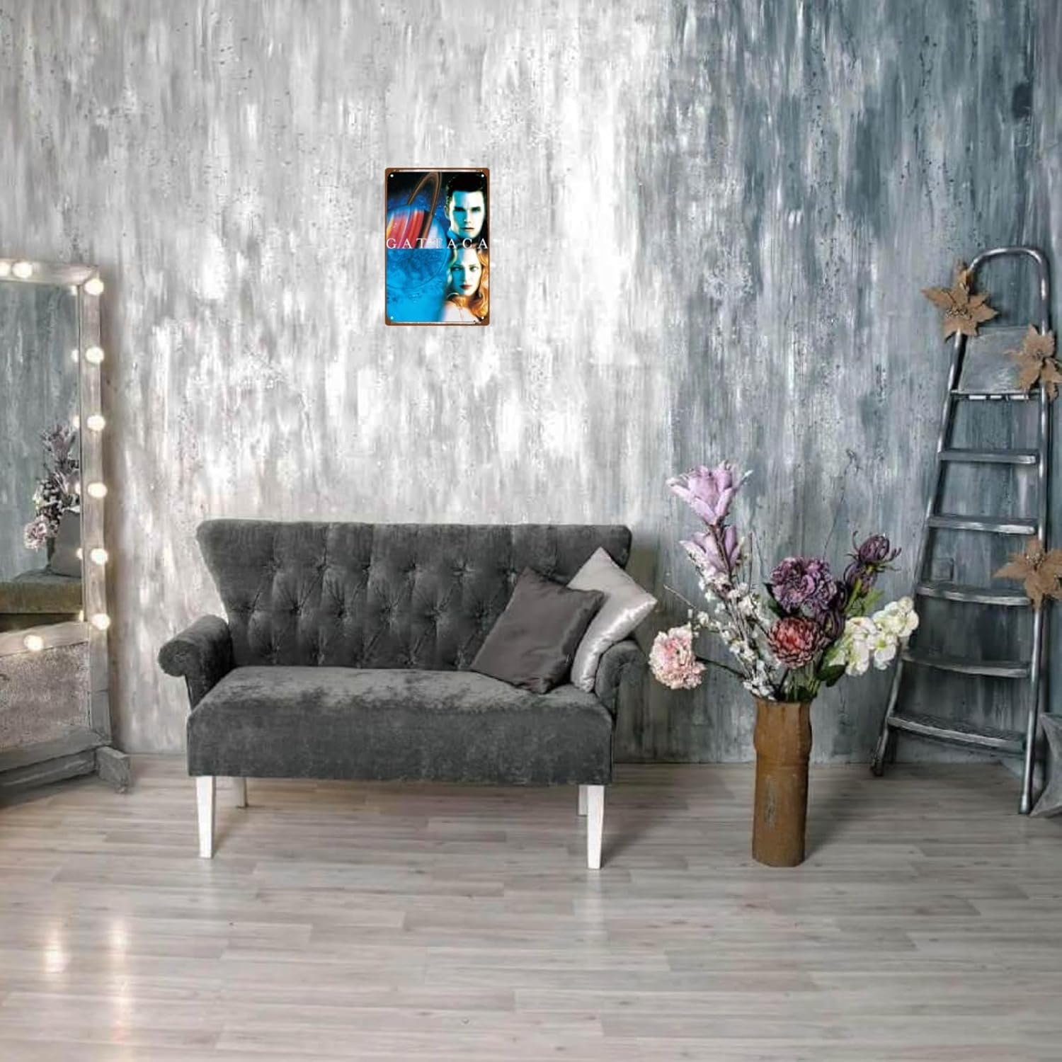 Gattaca Movie Metal Wall Tin Sign Classic Film Poster Retro Gift Man Cave Decor Vintage Decorations 8"x12"