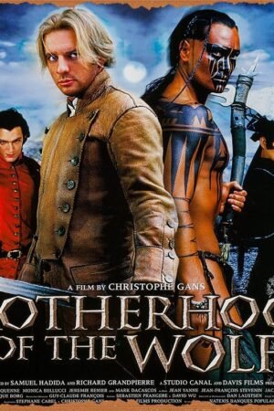 GYMBED Vintage Movie Tin Sign,Brotherhood of the Wolf 2001 Poster Vintage Metal Sign Retro Wall Decor 12x8 Inches