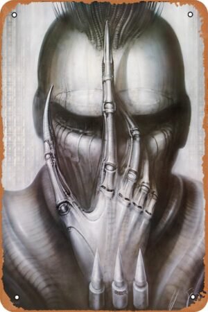 GYMBED Vintage Movie Tin Sign,Future-Kill 1985 Poster Vintage Metal Sign Retro Wall Decor 12x8 Inches