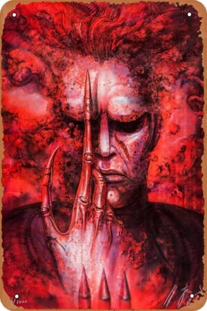 GYMBED Vintage Movie Tin Sign,Future-Kill Poster Vintage Metal Sign Retro Wall Decor 12x8 Inches