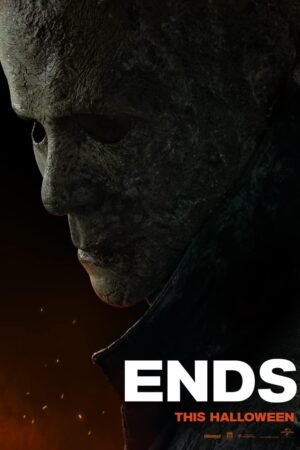 HALLOWEEN ENDS MOVIE POSTER 2 Sided ORIGINAL Advance 27x40 MICHAEL MYERS, Black