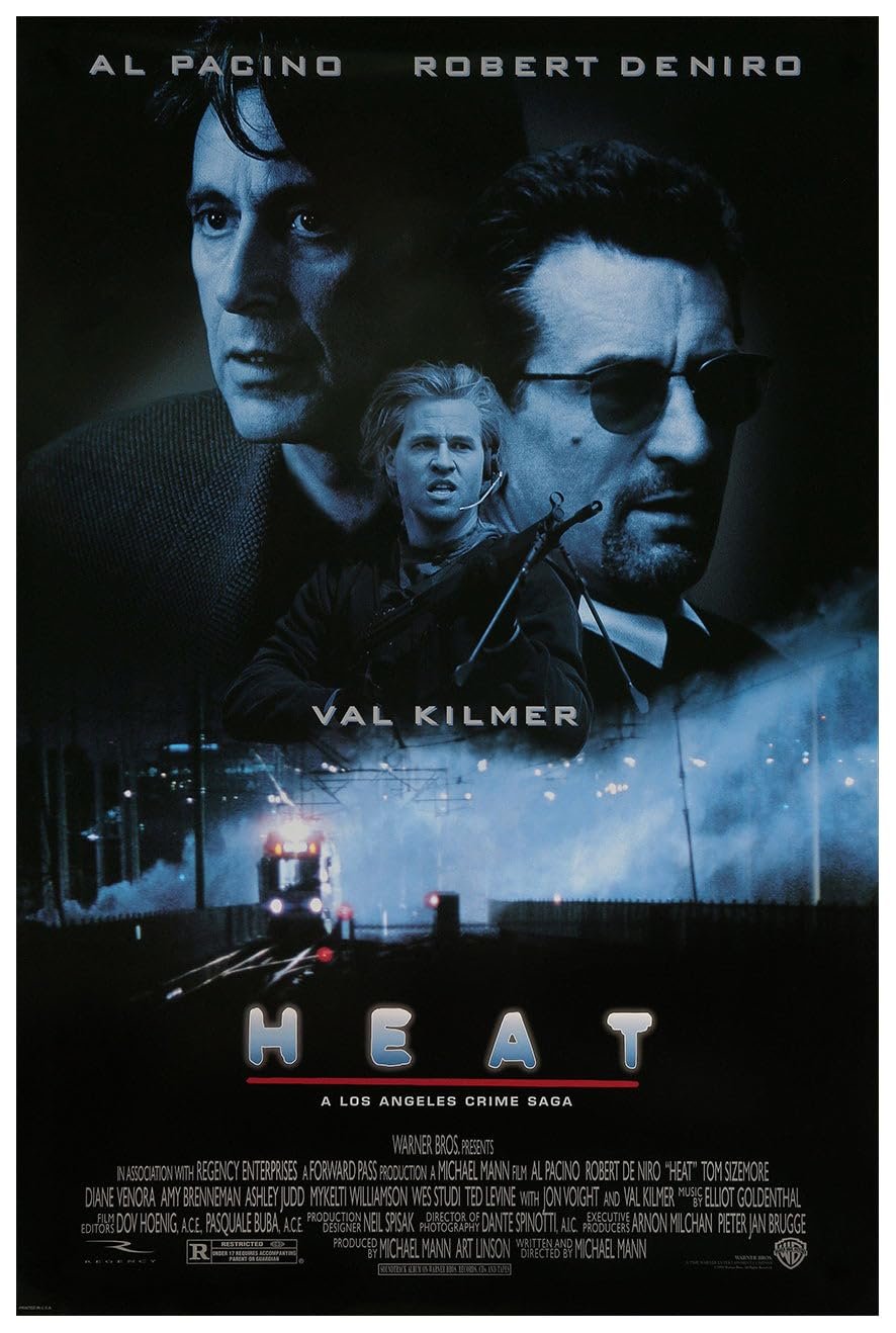 Heat 1995 - Al Pacino - US (2) - Classic Movie Poster-8 x 12 Inches - US/CAN only