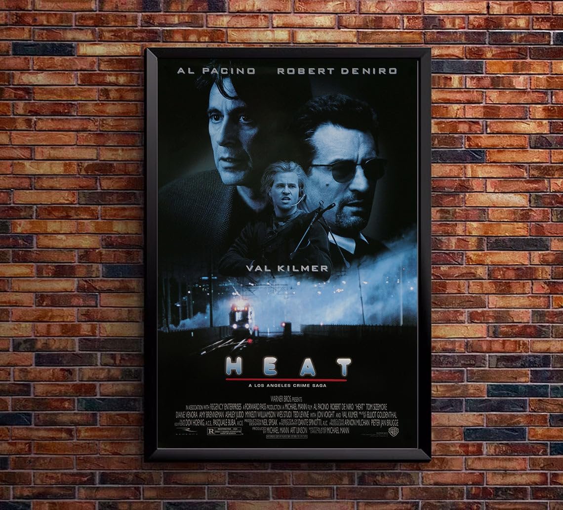 Heat 1995 - Al Pacino - US (2) - Classic Movie Poster-8 x 12 Inches - US/CAN only