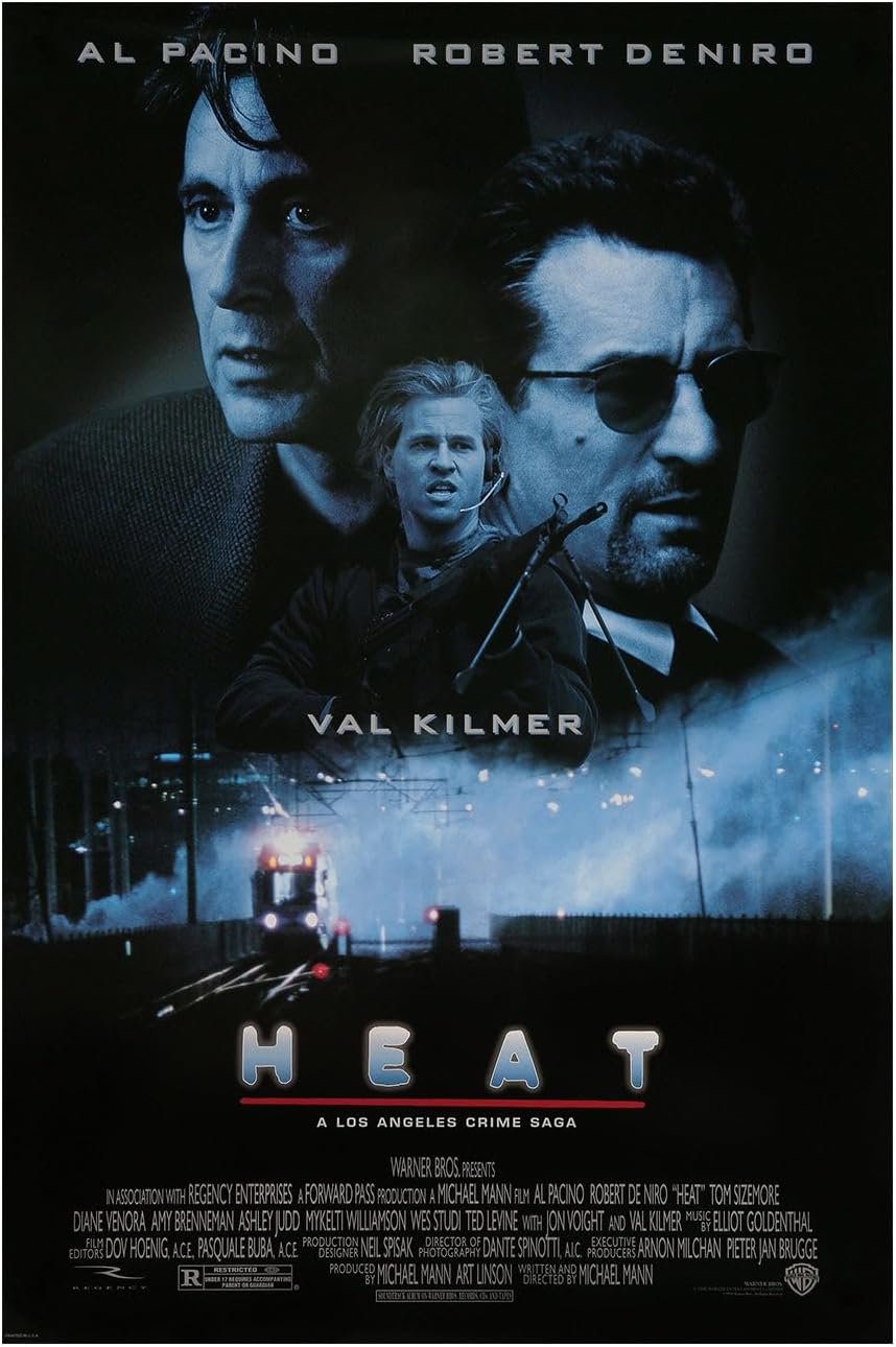 Heat 1995 - Al Pacino - US (2) - Classic Movie Poster-8 x 12 Inches - US/CAN only
