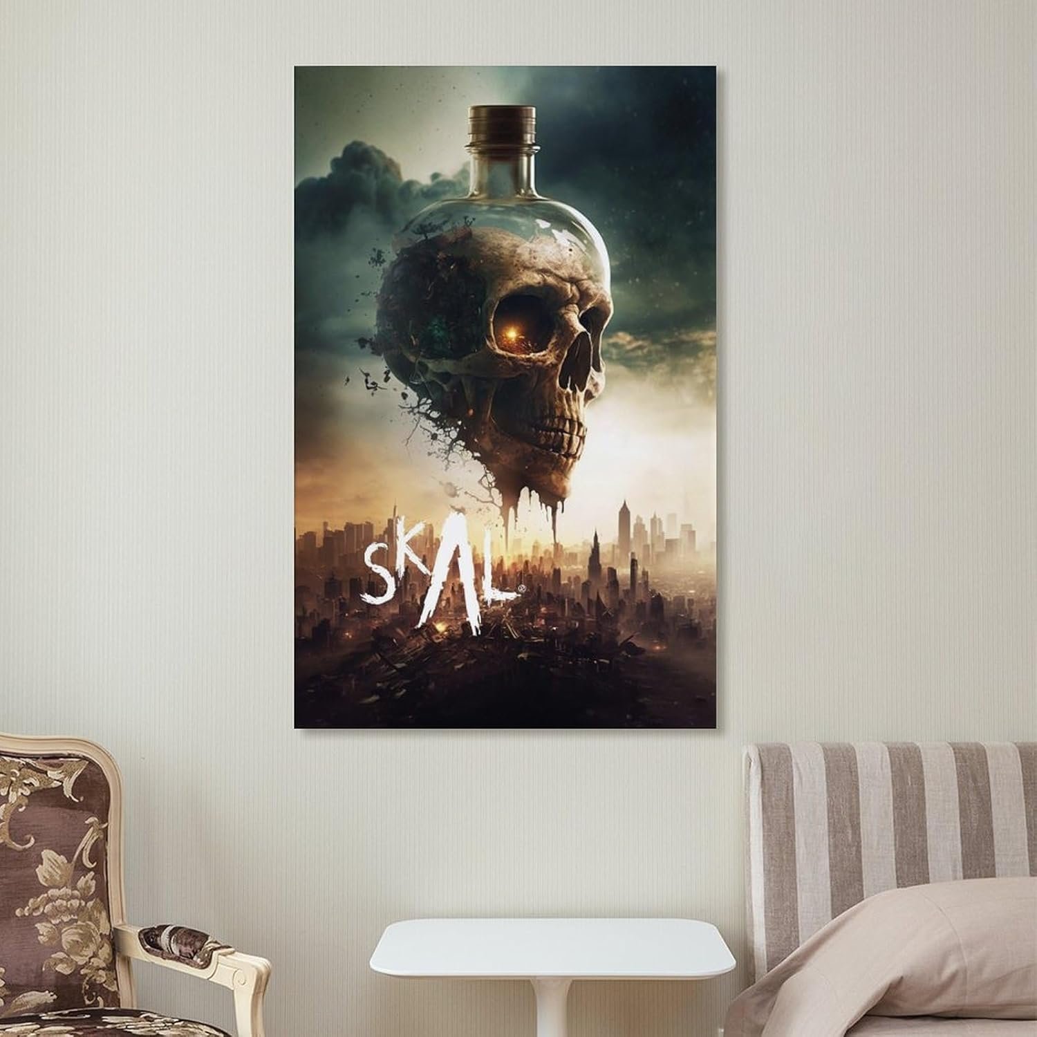 Horror Poster Skal Movie Poster Canvas Art Poster And Wall Art Picture Print Modern Family Bedroom Decor Posters 16x24inch(40x60cm)