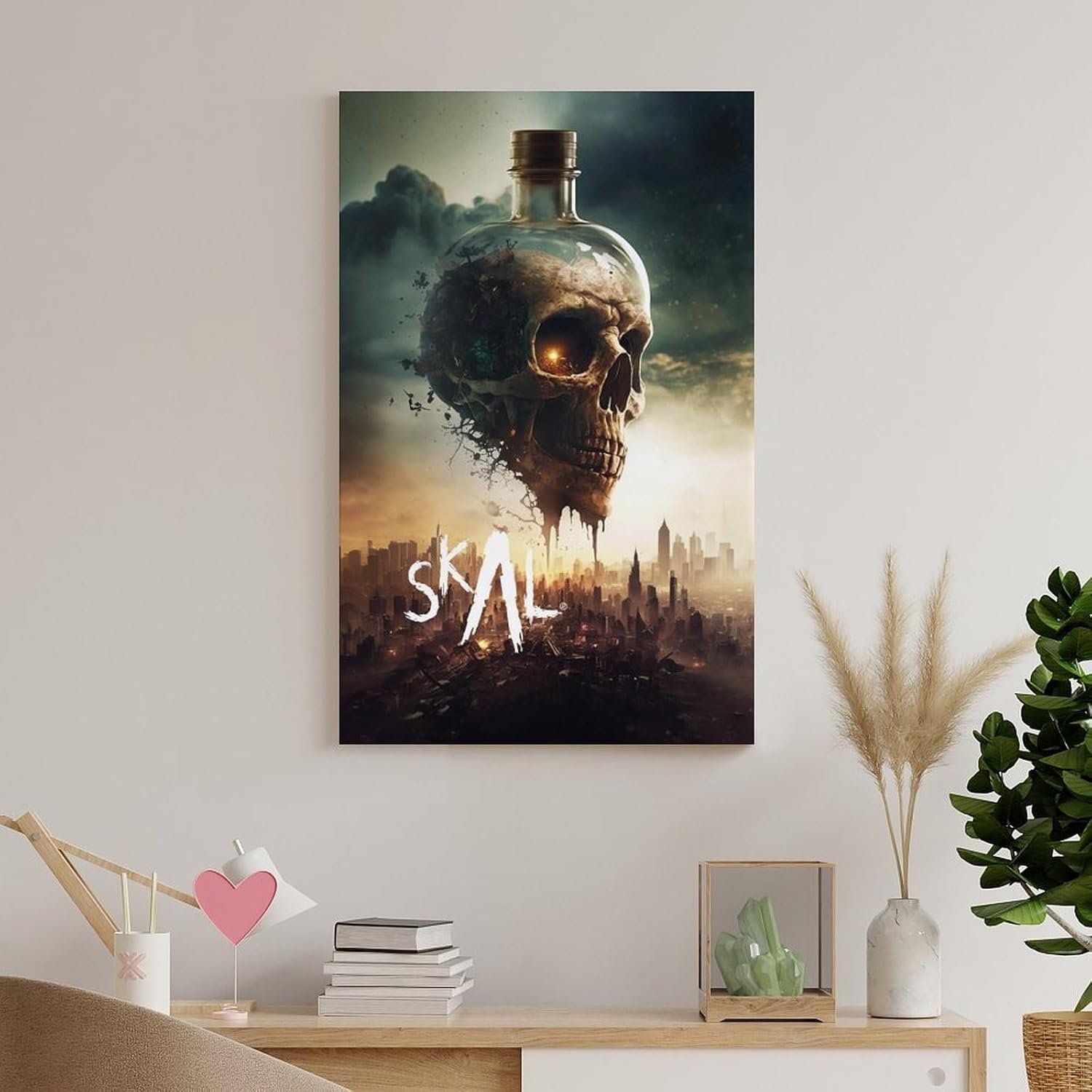 Horror Poster Skal Movie Poster Canvas Art Poster And Wall Art Picture Print Modern Family Bedroom Decor Posters 16x24inch(40x60cm)