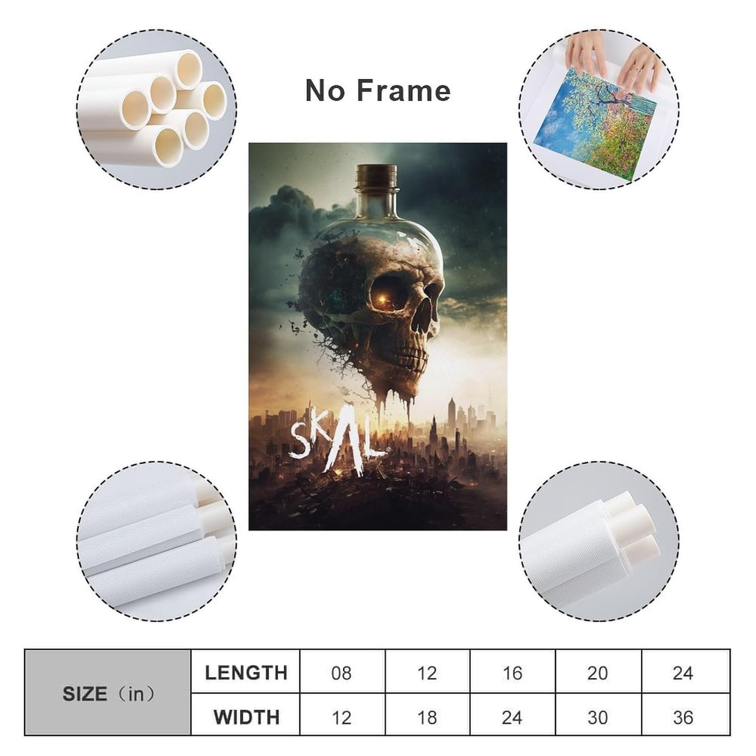 Horror Poster Skal Movie Poster Canvas Art Poster And Wall Art Picture Print Modern Family Bedroom Decor Posters 16x24inch(40x60cm)