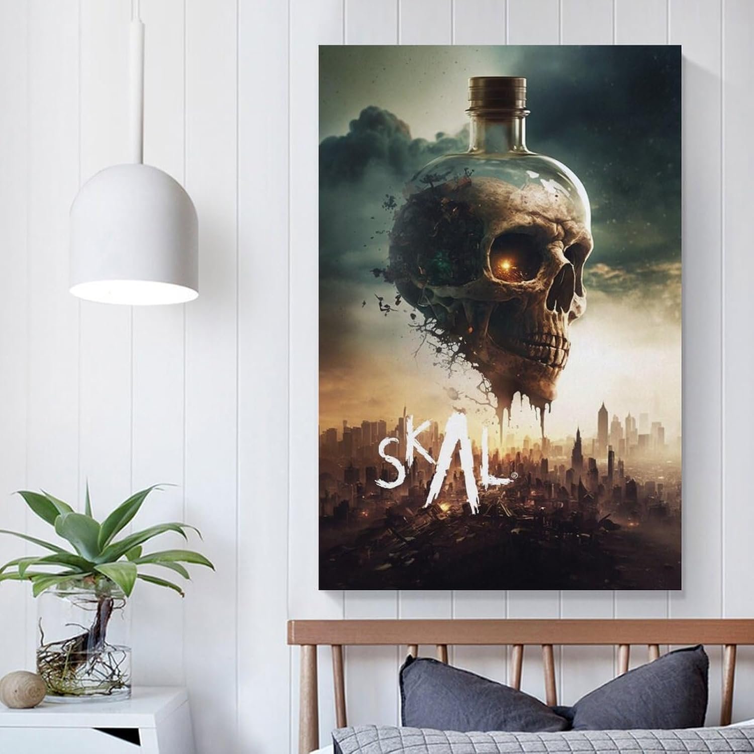 Horror Poster Skal Movie Poster Canvas Art Poster And Wall Art Picture Print Modern Family Bedroom Decor Posters 16x24inch(40x60cm)