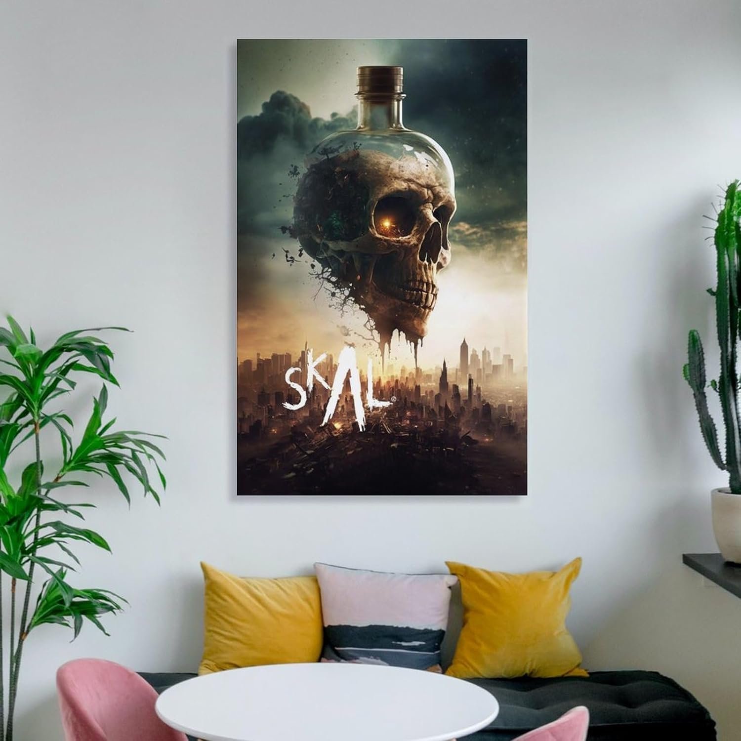 Horror Poster Skal Movie Poster Canvas Art Poster And Wall Art Picture Print Modern Family Bedroom Decor Posters 16x24inch(40x60cm)