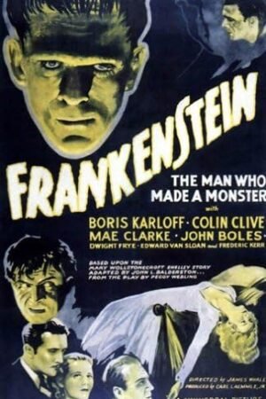 HSE Frankenstein The Man Who Made a Monster Movie Poster