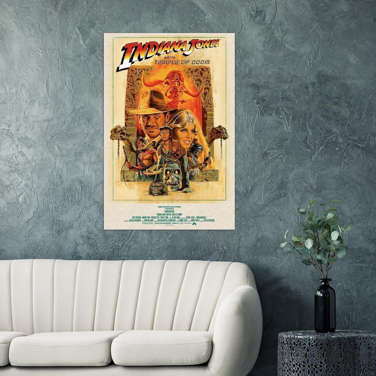 Indiana Jones and Temple of Doom - Movie Poster - US Version #1-24 x 36 Inches