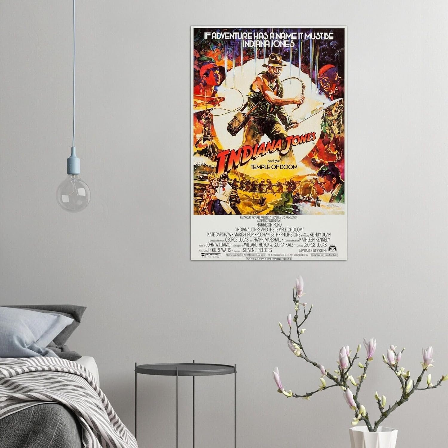 Indiana Jones and Temple of Doom - Movie Poster - US Version #2-24 x 36 Inches