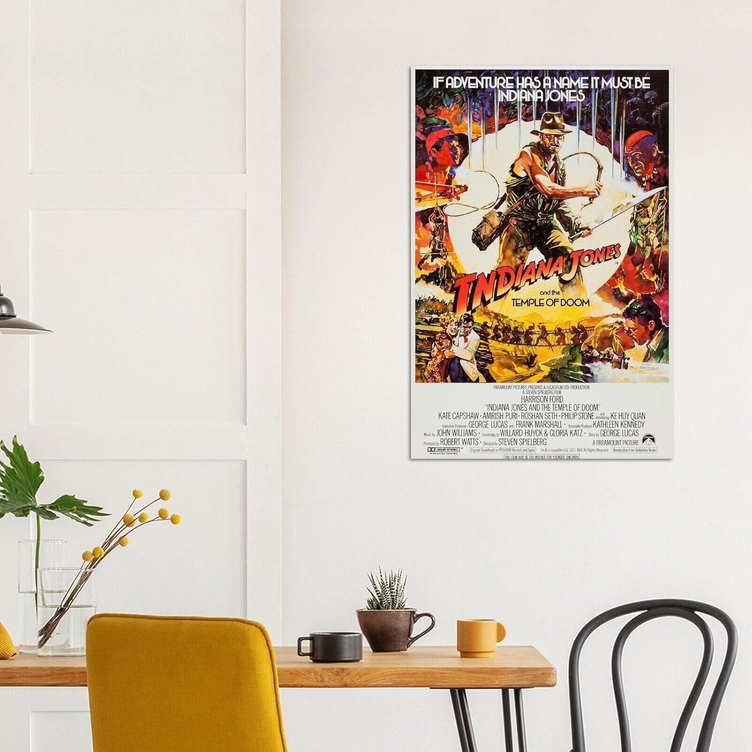 Indiana Jones and Temple of Doom - Movie Poster - US Version #2-24 x 36 Inches