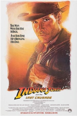 Indiana Jones and The Last Crusade - Movie Poster - 1989 - US Version - Teaser-11 x 17 Inches
