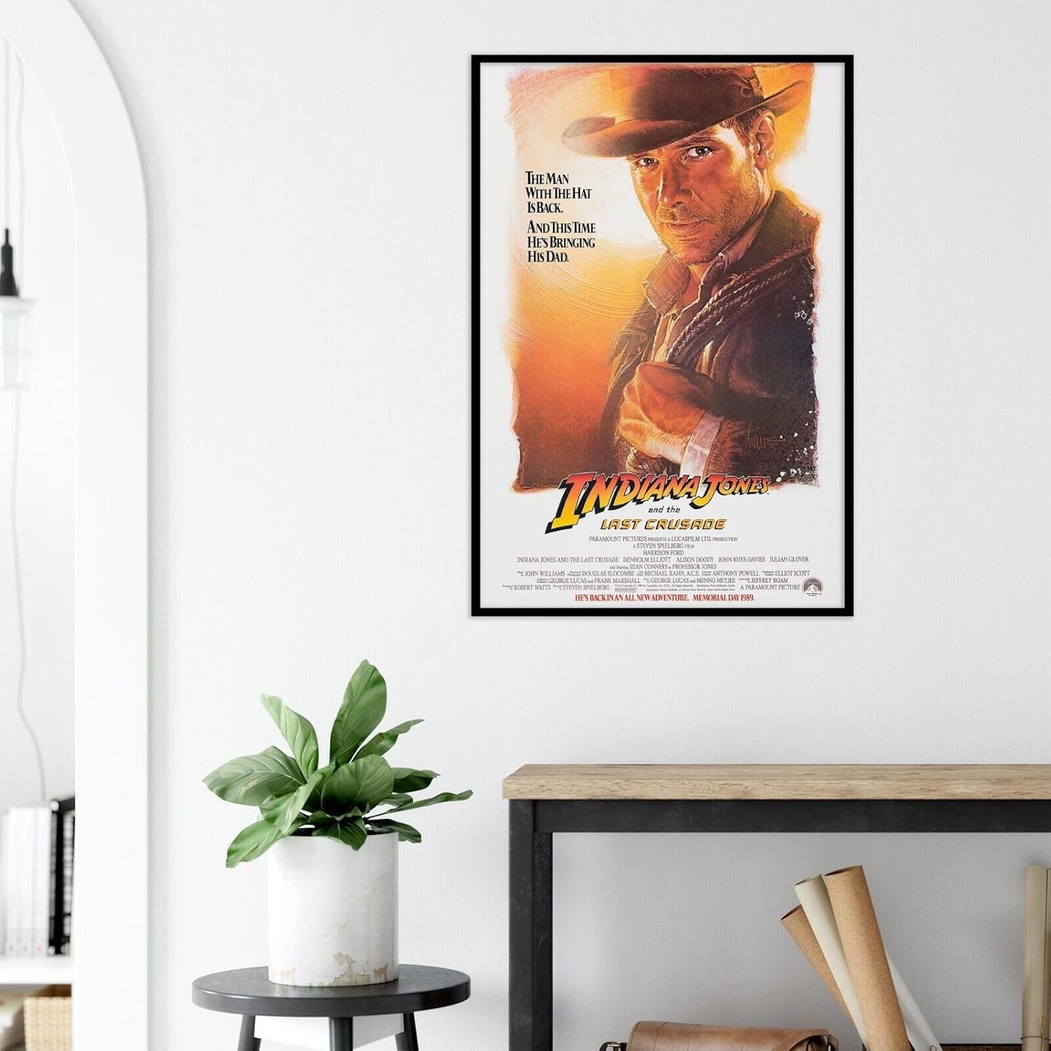 Indiana Jones and The Last Crusade - Movie Poster - 1989 - US Version - Teaser-11 x 17 Inches