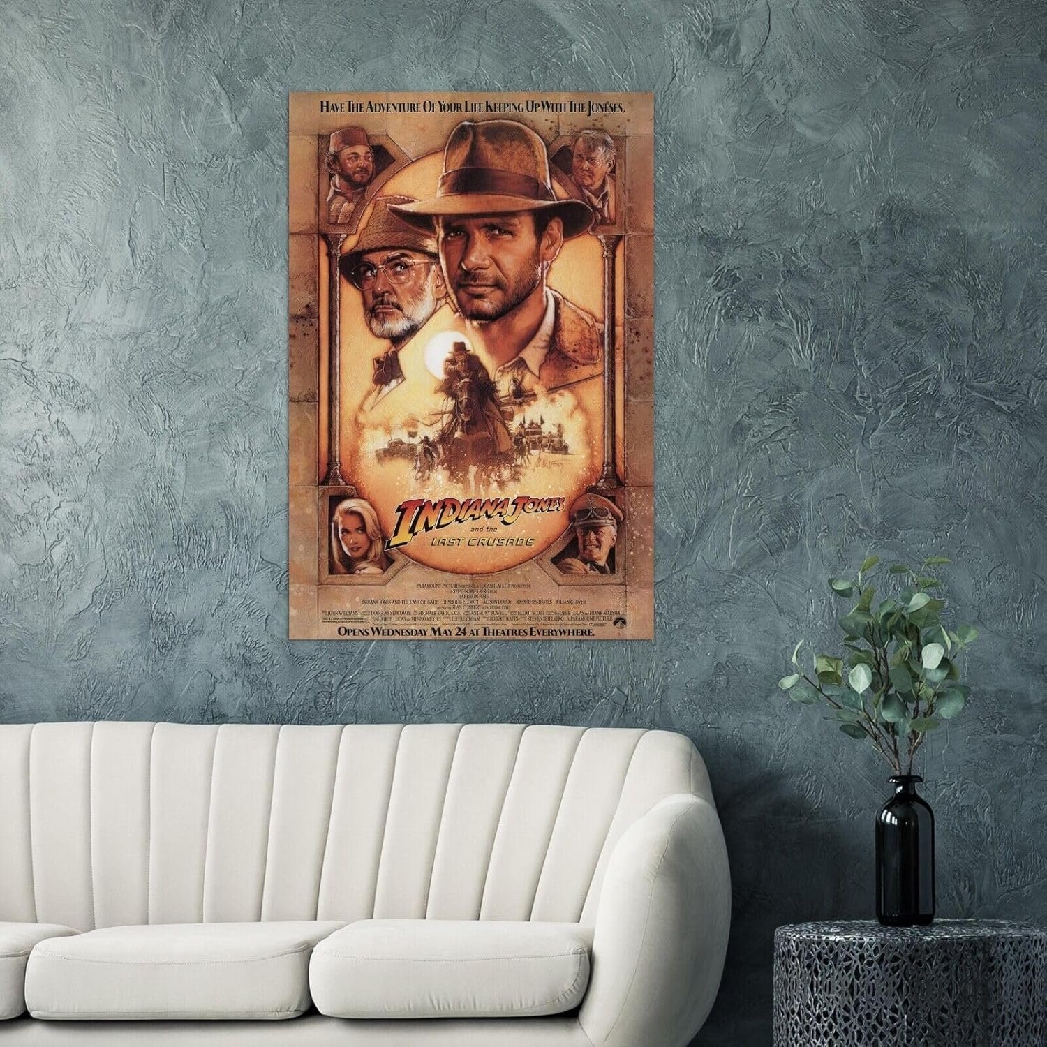 Indiana Jones and the Last Crusade - Movie Poster - Teaser #1-8 x 12 Inches
