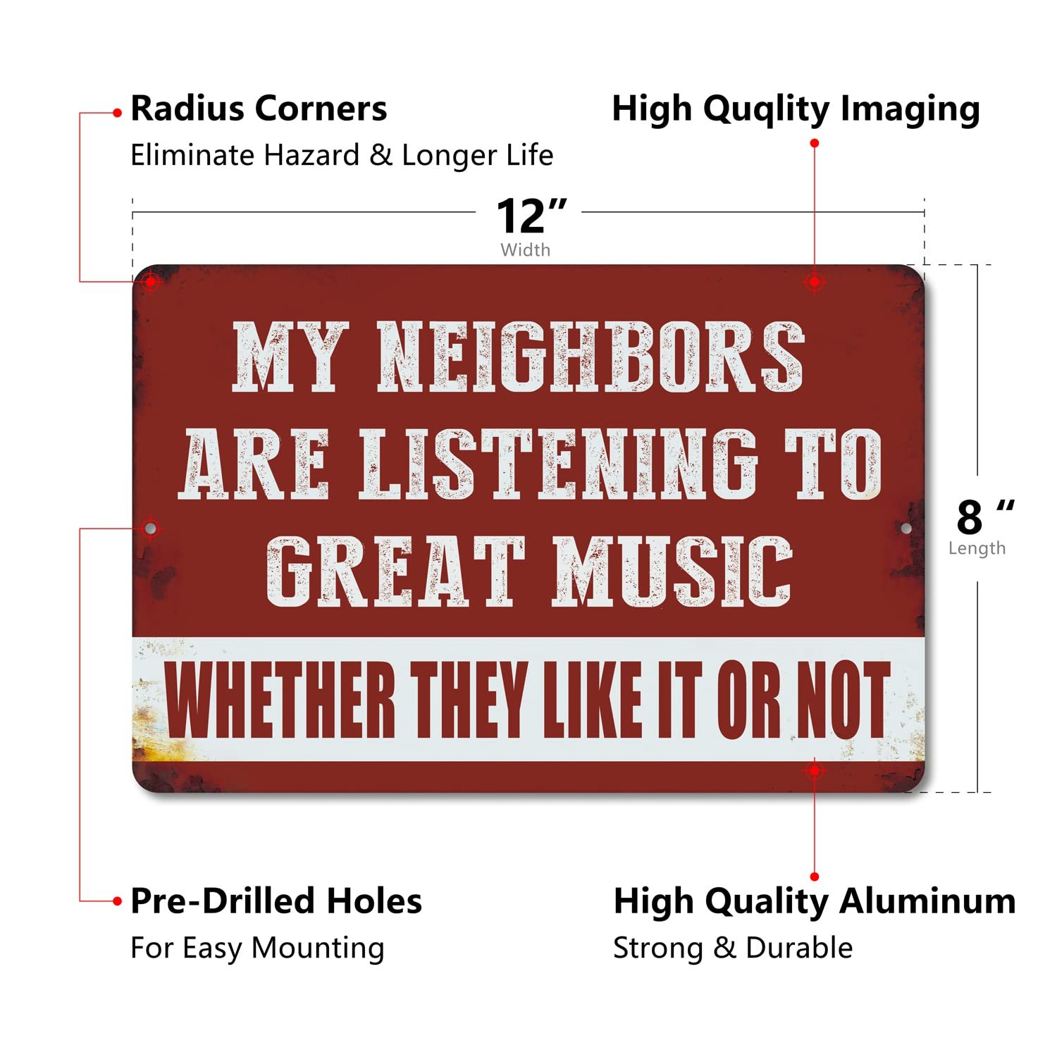 Islamic Daily Prayers Metal Tin Sign Eid Ramadan Mubarak Start with Bismillah Muslim Wall Art Decor Plaque for Home Al Fitr Supplies 8x12 Inch