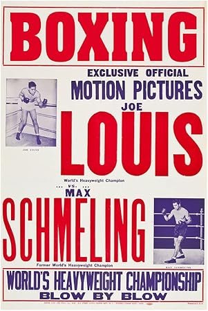 Joe Loius vs Max Schmelling - 1983 - Vintage Boxing Poster-8 x 12 Inches (US/CAN only)
