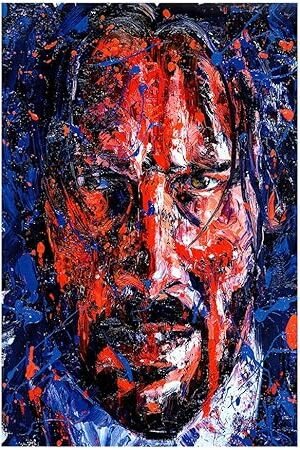 John Wick - Art Portrait - Movie Poster-11 x 17 Inches