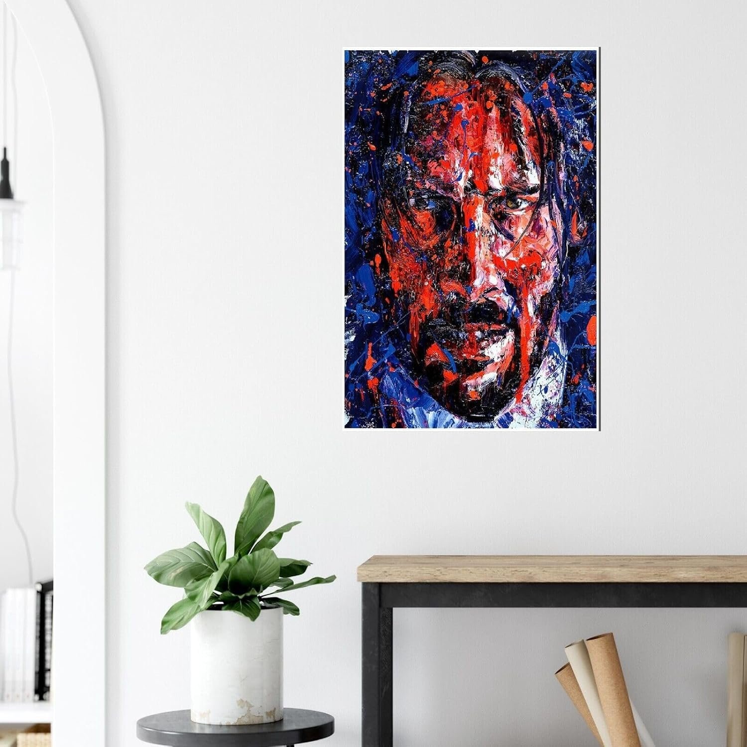John Wick - Art Portrait - Movie Poster-11 x 17 Inches