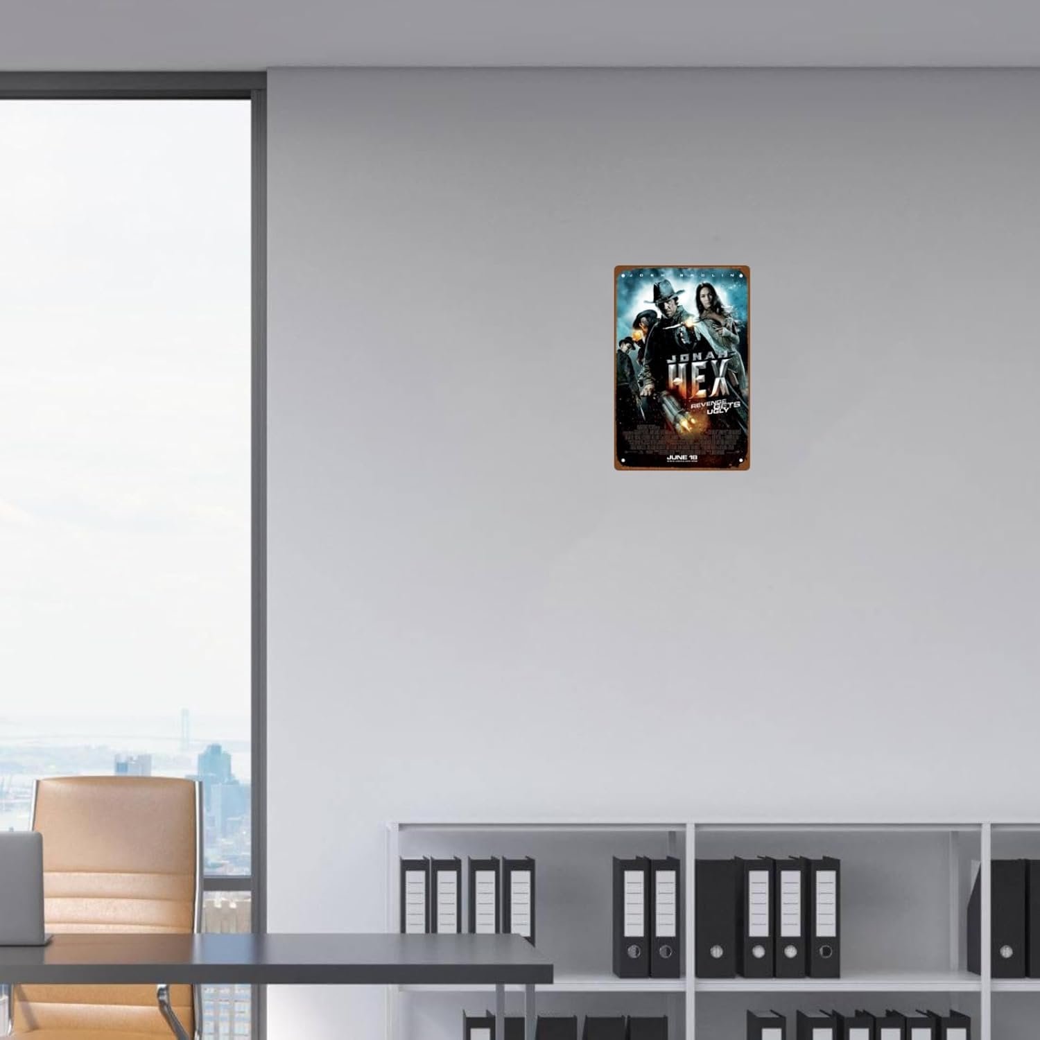 Jonah Hex Movie Metal Wall Tin Sign Classic Film Poster Retro Gift Man Cave Decor Vintage Decorations 8"x12"