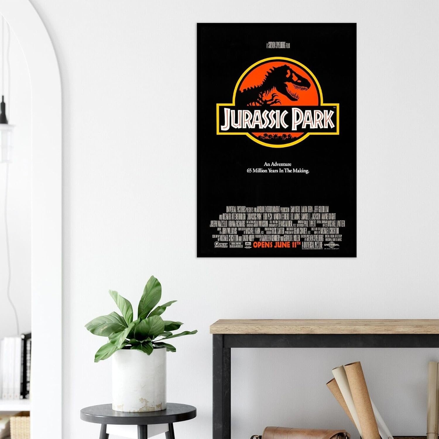 Jurassic Park - 1993 - Movie Poster - US Version - Teaser #2-8 x 12 Inches (US/CAN Only)