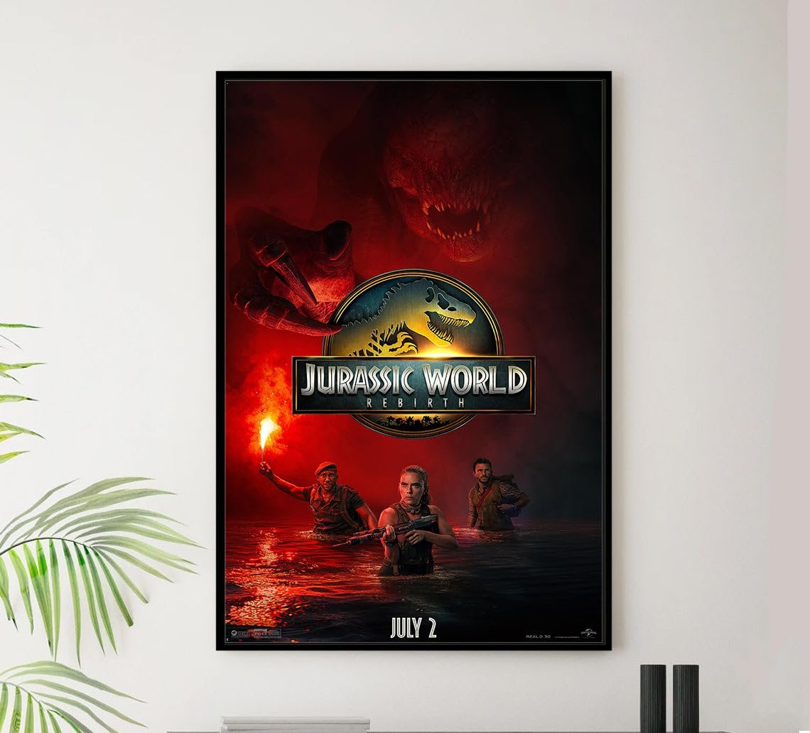 Jurassic World - Rebirth - 2025 - Movie Poster - US Release - Teaser #2-11 x 17 Inches