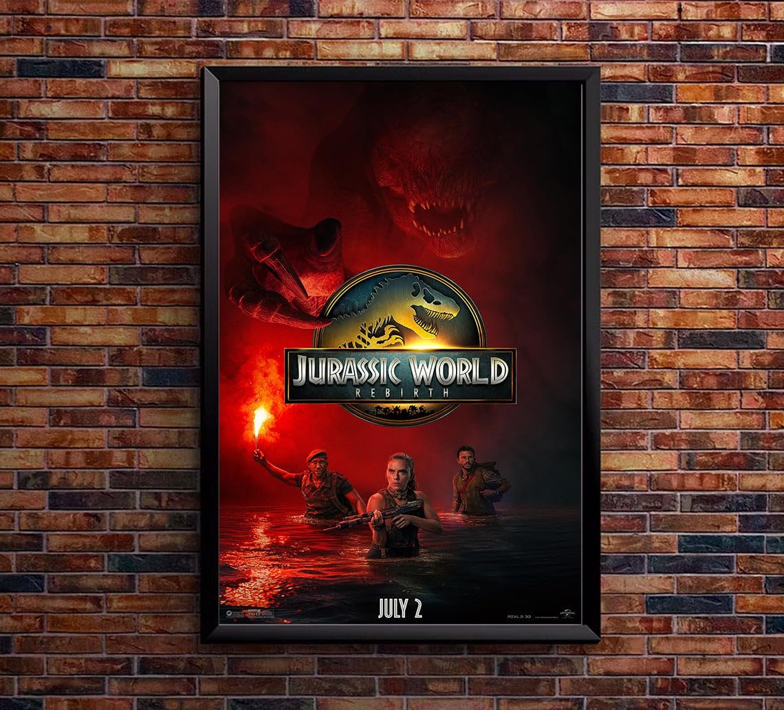Jurassic World - Rebirth - 2025 - Movie Poster - US Release - Teaser #2-11 x 17 Inches
