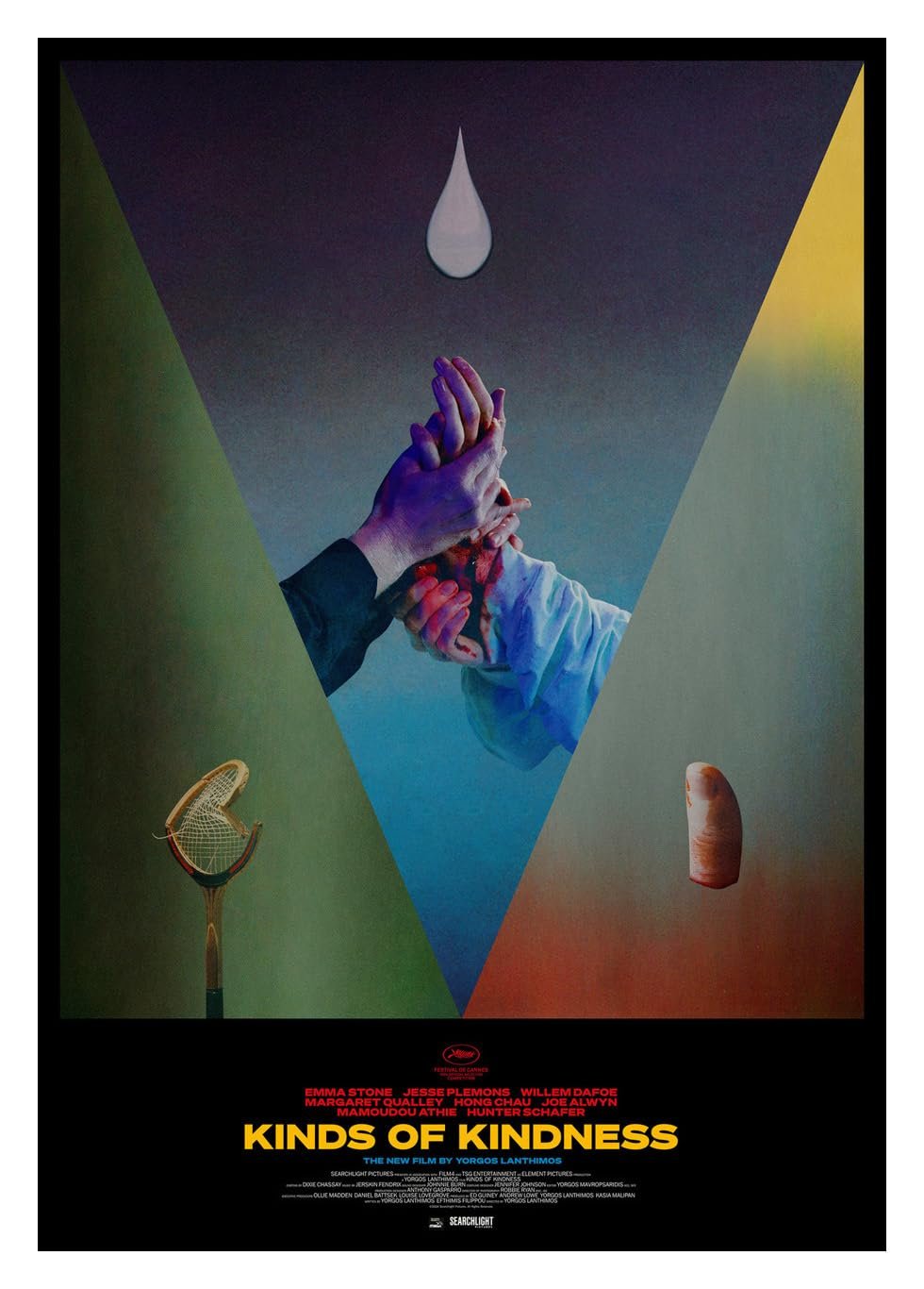 KINDS OF KINDNESS MOVIE POSTER 2 Sided ORIGINAL Advance 27x40 YORGOS LANTHIMOS EMMA STONE