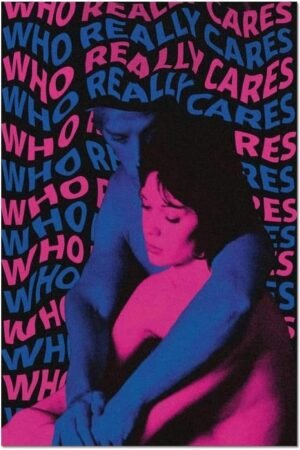 LaBdip Tv Girl Poster Who Really Cares Posters Album Cover Canvas Poster Wall Art Decor Print Picture Paintings for Living Room Bedroom Decoration Unframed 12x18inch