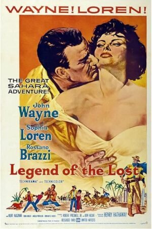 Legend of the Lost - 1957 - Movie Poster - John Wayne-24 x 36 Inches