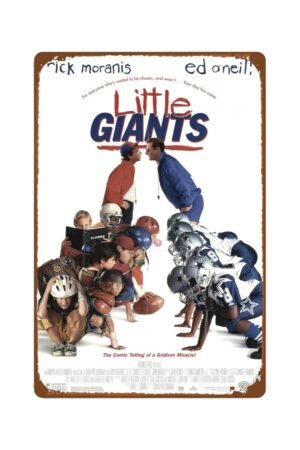 Little Giants Movie Man Cave Decor wall artClassic Film Poster room decor Metal Wall Tin Sign Retro Gift Vintage Decorations 8"x12"