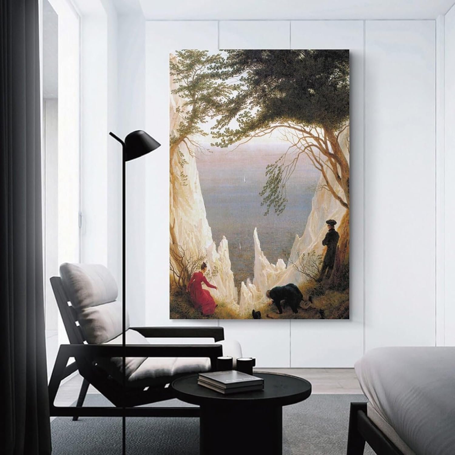 liuxingokgo Chalk Cliffs on Rügen Prints Canvas Art Poster And Wall Art Picture Print Modern Family Bedroom Decor Posters 24x36inch(60x90cm)