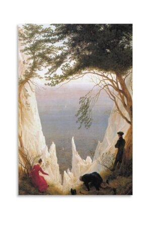 liuxingokgo Chalk Cliffs on Rügen Prints Canvas Art Poster And Wall Art Picture Print Modern Family Bedroom Decor Posters 24x36inch(60x90cm)